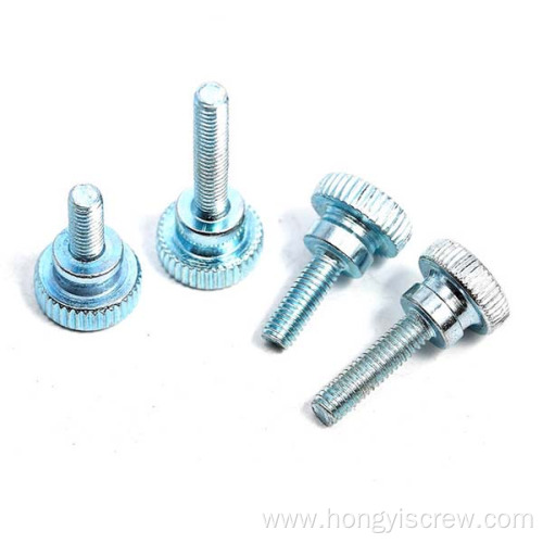 Stainless Knurled Shoulder Thumb Screws M5